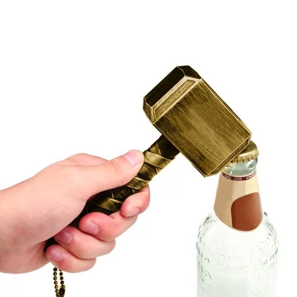Thor Love and Thunder Hammer Mjolnir Inspired Bottle Opener (Brown) - Picture 1 of 5